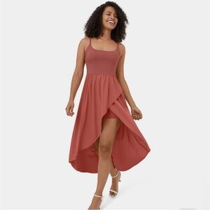 Halara NWOT Breezeful High Low 2-Pc Flowing Midi Dress – Size Small